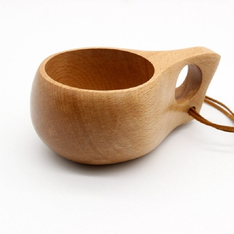 Hand Made Wood Tableware Green Wooden Cup