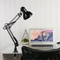 Flexible Swing Arm Clamp Mount Table Lamp Office Studio Home Table Desk Light