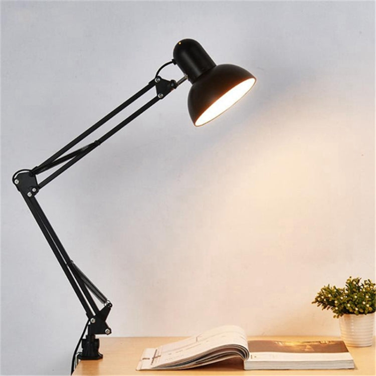 Flexible Swing Arm Clamp Mount Table Lamp Office Studio Home Table Desk Light