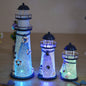 Creative Decorative Wrought Iron Flash Tower LED Night Light