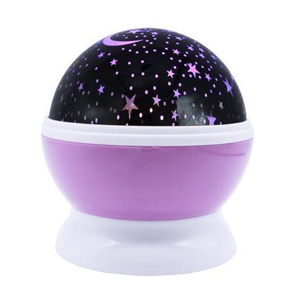 Stars Starry Sky LED Battery USB  Night Light Projector Luminaria Moon Novelty Table Night Lamp for Children