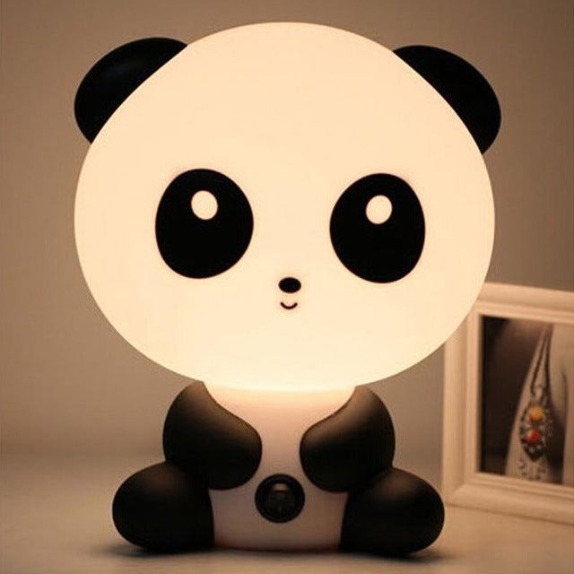 Baby Bedroom Lamps Night Light Cartoon Pets Pvc Plastic Sleep Led Kid Lamp Bulb