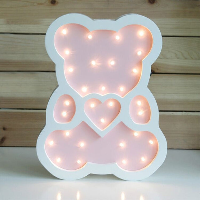 Bedside Wall LED Night Light Children Baby Kids Bedroom Home Decorative Lamp