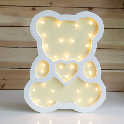 Bedside Wall LED Night Light Children Baby Kids Bedroom Home Decorative Lamp