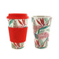 400ML Reusable Bamboo Fibre Coffee Cups Silicone Eco Friendly Travel Coffee Mugs