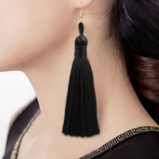 3 PCS Women Boho Fashion Long Tassel Earrings