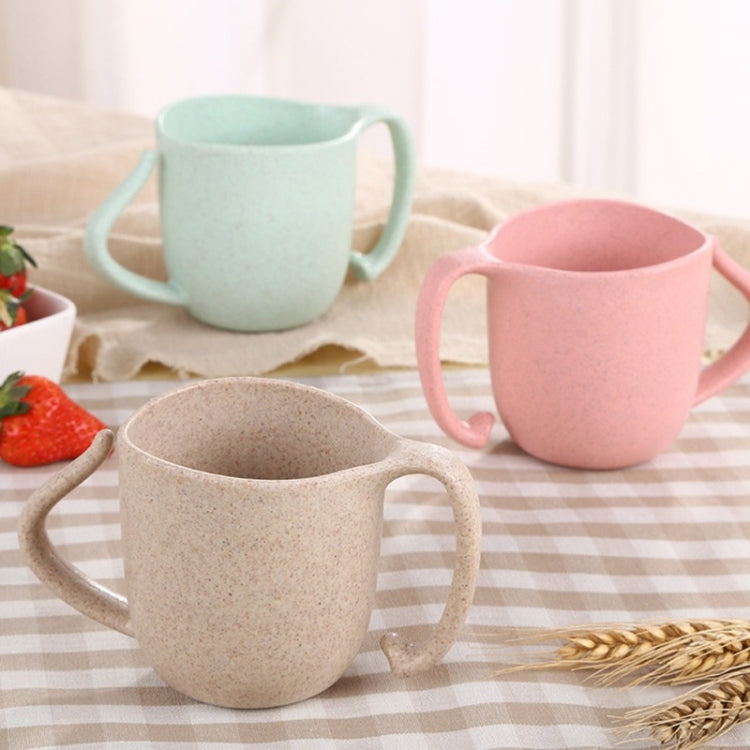 Children Wheat Fiber Drinking Cup Anti-Scalding Milk Cup