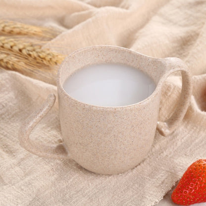 Children Wheat Fiber Drinking Cup Anti-Scalding Milk Cup