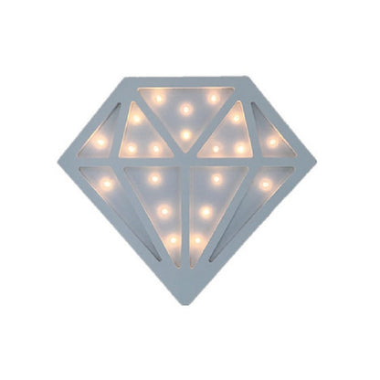 Diamond Shape LED Night Light Decoration Pendant