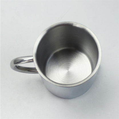 304 Stainless Steel Double Insulation Coffee Drink Milk Water Mugs Durable Drinking Cup with Lid