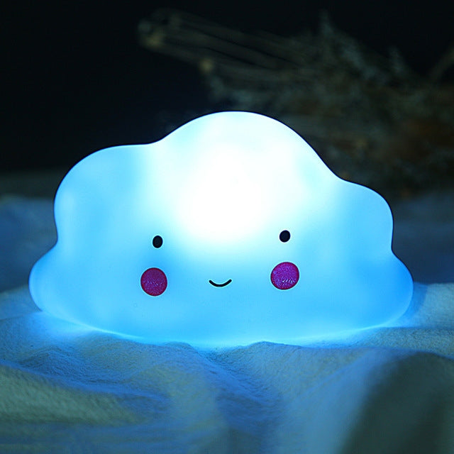 Cartoon Flaky Clouds Colorful Small Night-light  Bedside Lamp