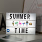 Alphabet Handmade Puzzle Light Box Decoration Night Light Home Decoration with Black and White Card