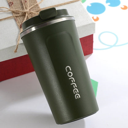 Double Stainless steel 304 Coffee Mug Car Thermos Mug Travel Thermo Cup