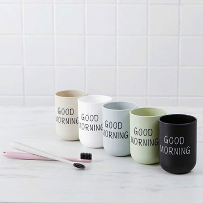 Simple Cute Brushing Cup Couple Plastic Mouthwash Cup