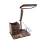 Wooden Multi-function Touch USB Pen Holder Desk Lamp Student Desktop Charging Reading Lamp Led Eye Protection Table Lamp