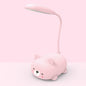 Cartoon Cat Design LED Eye Protection Reading Lamp USB Rechargeable Desk Lamp