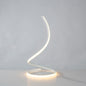 LED Spiral Table Lamp Home Living Room Bedroom Decoration Lighting Bedside Light