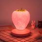 Creative Home LED Silicone Strawberry Night Light USB Rechargeable Bedside Decoration Atmosphere Light