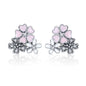 Daisy Flower Sterling Silver Earrings Temperament Female Earrings, SCE400