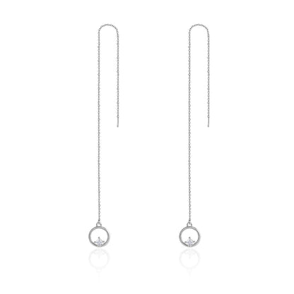 Valentine Day Gift Simple S925 Sterling Silver Stud Earrings, SCE080