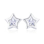 DIY Star Earrings S925 Sterling Silver Earrings, SCE437