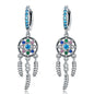 S925 Sterling Silver Retro Long Tassel Earrings, SCE713