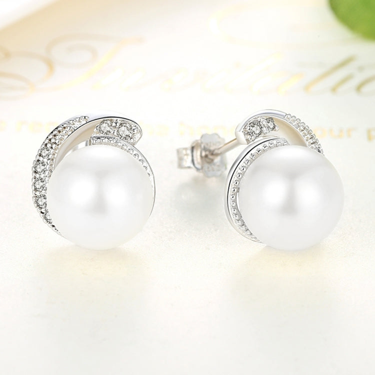 Pearl Earrings Jewelry S925 Sterling Silver Earrings, SCE021