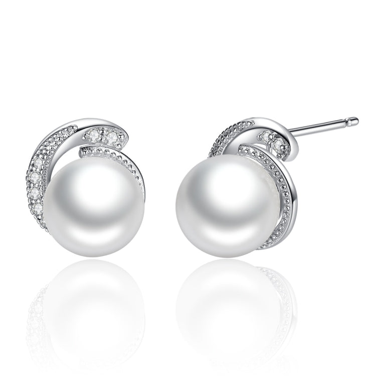 Pearl Earrings Jewelry S925 Sterling Silver Earrings, SCE021