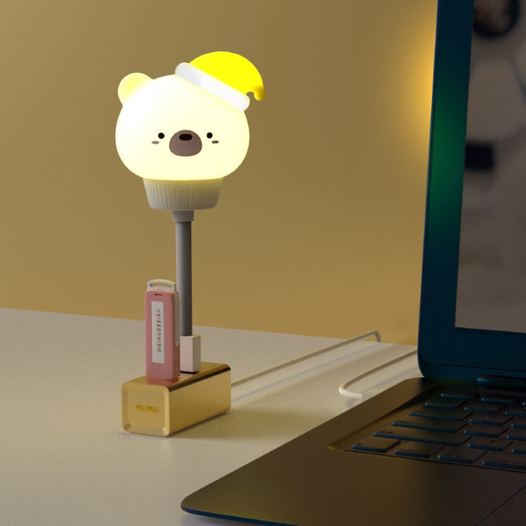 USB Night light LED Cute Bedroom Sleep Eye Protection Bedside Lamp