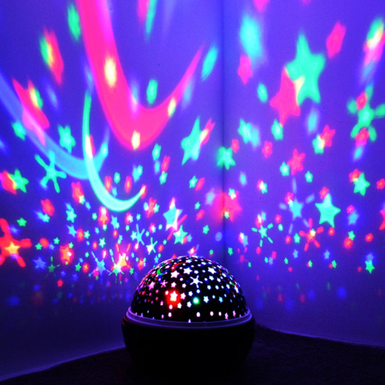 Small Ball USB Rotating Starry Sky Ocean Projector Night Light