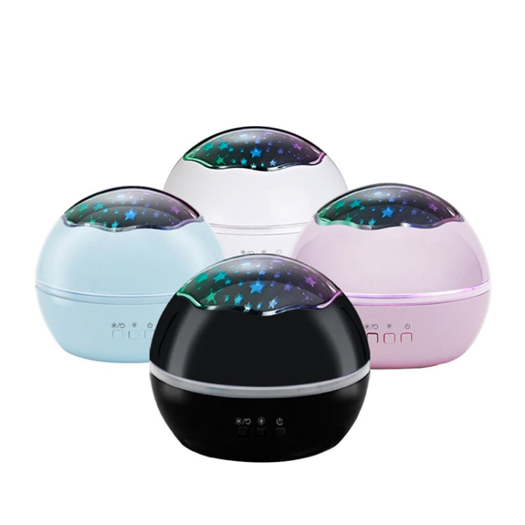 Small Ball USB Rotating Starry Sky Ocean Projector Night Light