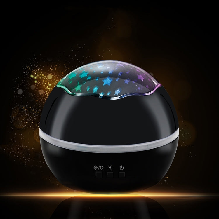 Small Ball USB Rotating Starry Sky Ocean Projector Night Light