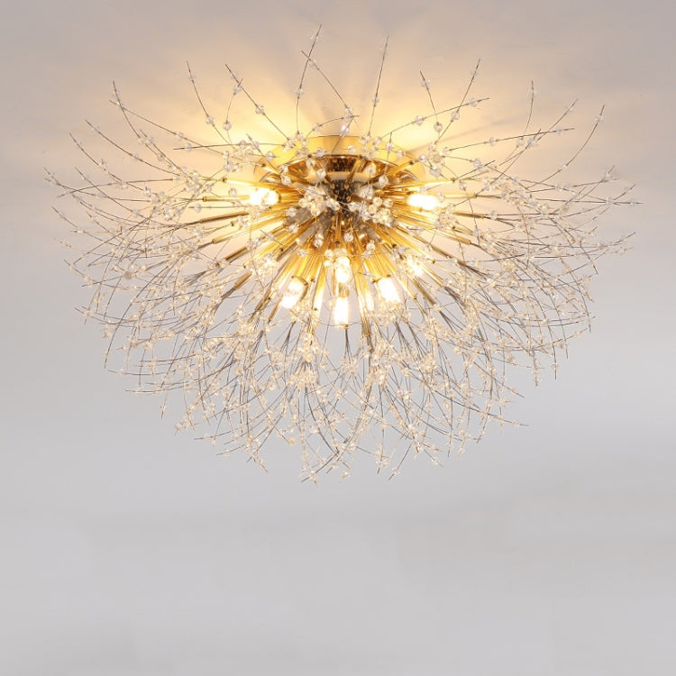 Bedroom Crystal Ceiling Lamp Creative Dandelion Living Room Lamp Dining Room Lamp