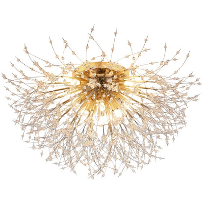 Bedroom Crystal Ceiling Lamp Creative Dandelion Living Room Lamp Dining Room Lamp