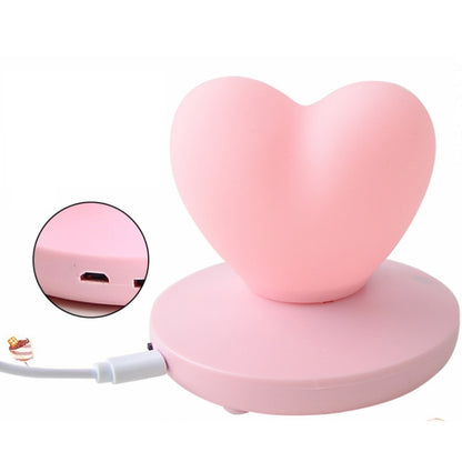 USB Bedside Nursing Night Light Romantic Love Heart Touch Sensing Light