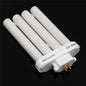 4 Rows Light Bulb 27W 6500K 4PinTube Compact Fluorescent Light Tube Energy Saving Lamp Bulb Tube Pure White Lighting