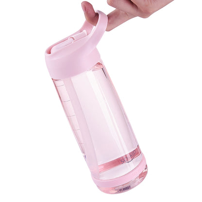 1000ml Outdoor Water Bottle Sports Bottles Hiking Camping Plastic Bottle with Straw