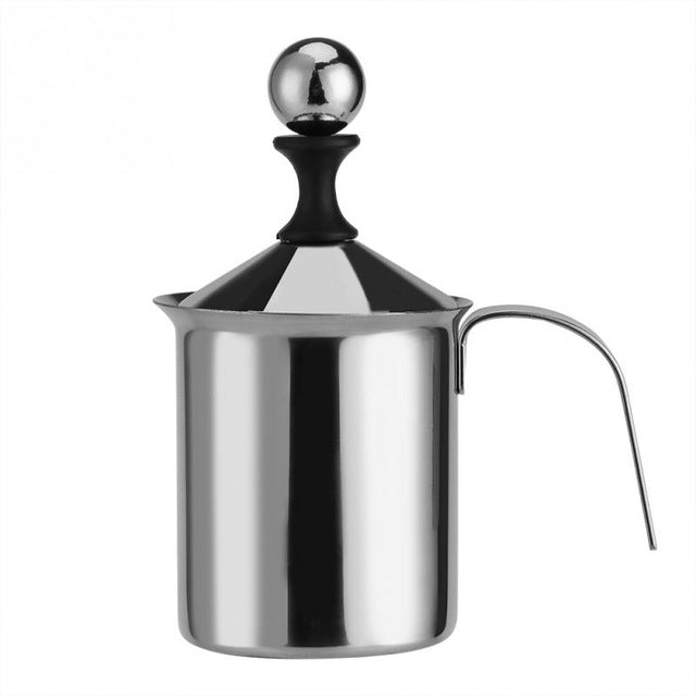 Stainless Steel Manual Foamer with Thickened Double Layer Foaming Filter