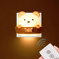 Bear Remote Control Night Light Bedside Eye Protection Wall Lamp with 3 Light Modes