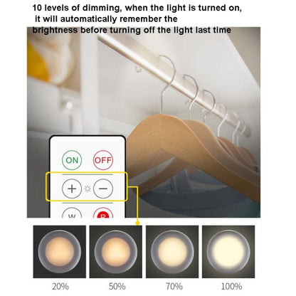 6 PCS / Set 16 Color RGB LED Night Light Strobe Atmosphere Pat Light Remote Control Cabinet Light with 2 Remote Control