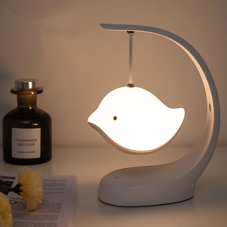 Bird Speaker Night Light Bedroom Bedside Music Desk Lamp