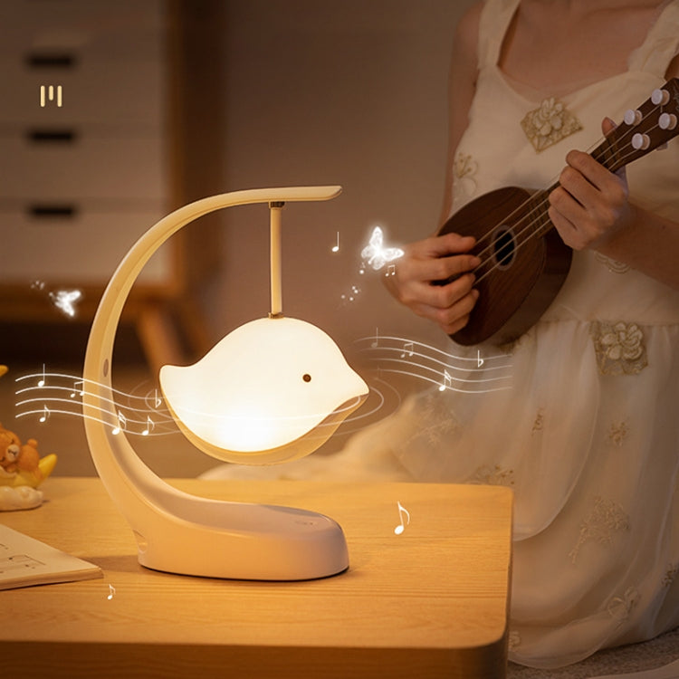 Bird Speaker Night Light Bedroom Bedside Music Desk Lamp