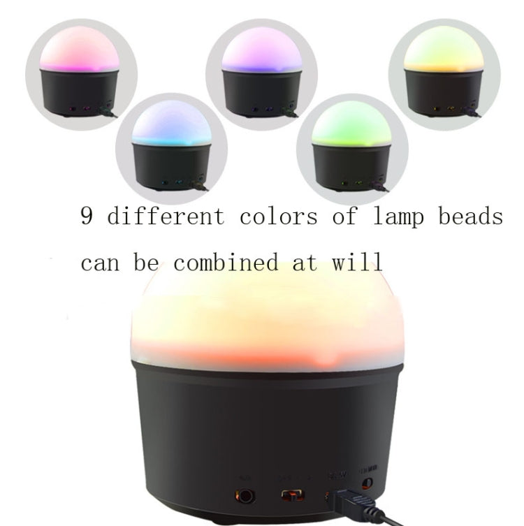 Dreamy Rotating Night Light Romantic LED Colorful Speaker Light