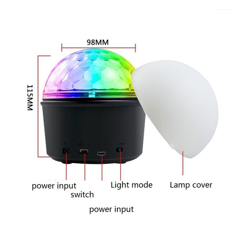 Dreamy Rotating Night Light Romantic LED Colorful Speaker Light