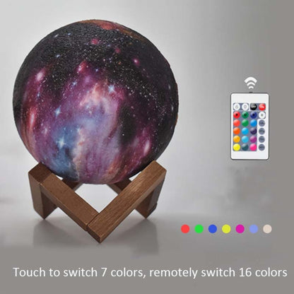 3D Moon Lamp Children Gift Table Lamp Painted Starry Sky LED Night Light