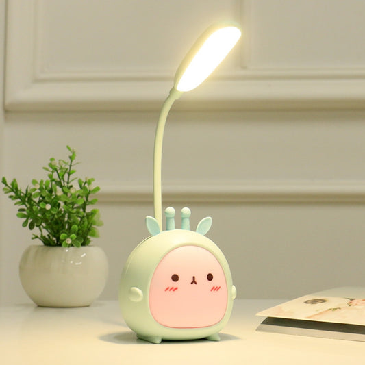 YW2021 Cartoon Cute LED Eye Protection Desk Lamp Student Dormitory Bedroom Folding Reading Desk Lamp