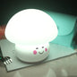 Silicone Colorful Mushroom Night Light Bedside Sleeping Table Lamp