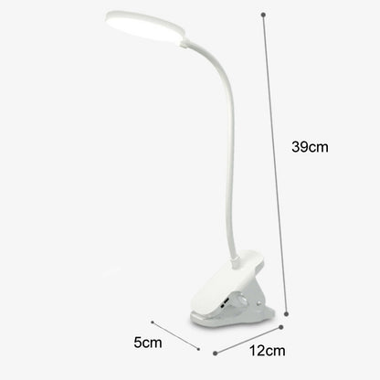 Charging 800mAh LED Clip Desk Lamp USB Eye Protection Bedside Lamp