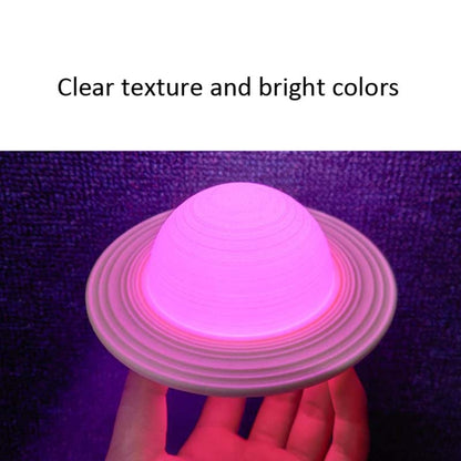 3D Printing LED Saturn Night Light USB Planet Lamp