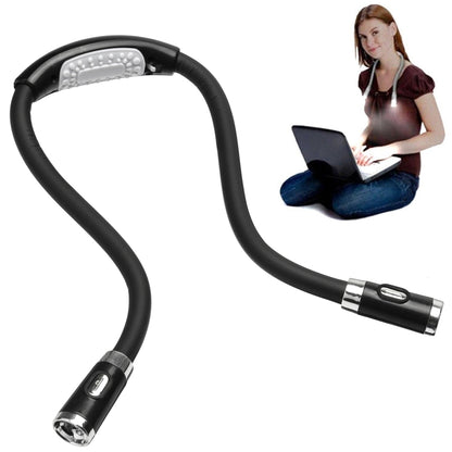 Portable U-shaped LED Flexible Handsfree Hug Neck Reading Book Lamp Torch